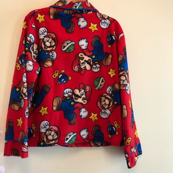 Boys Nintendo Super Mario Pajamas Set Size 6/7 - Picture 4 of 8